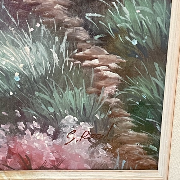 Victorian Pastel Oil Painting - Picture 4 of 8